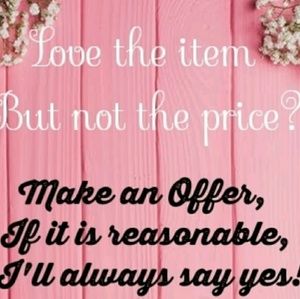 Everything is negotiable! 🤗